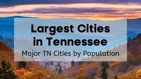 browse largest cities in tennessee by population.